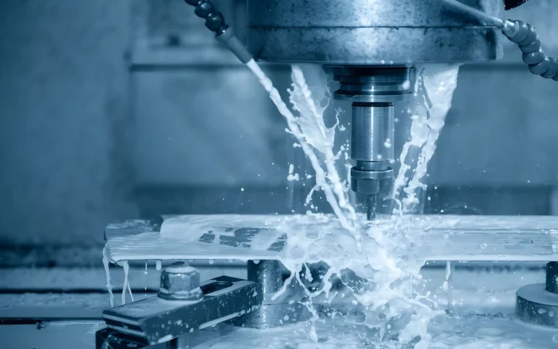 Use of Fluid and Lubrication in drilling process of Machining